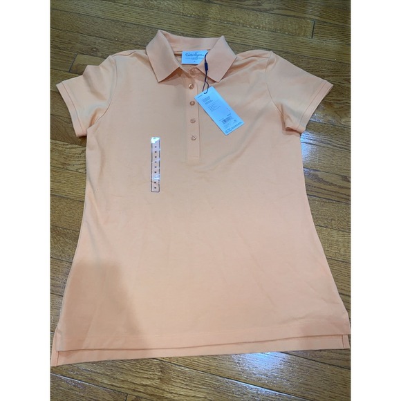Walter Hagen Women's Clubhouse CLASSIC GOLF POLO Fresh Orange Medium - Picture 1 of 3